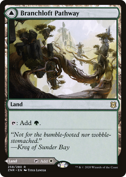 Branchloft Pathway // Boulderloft Pathway (ZNR-258) - Zendikar Rising Foil