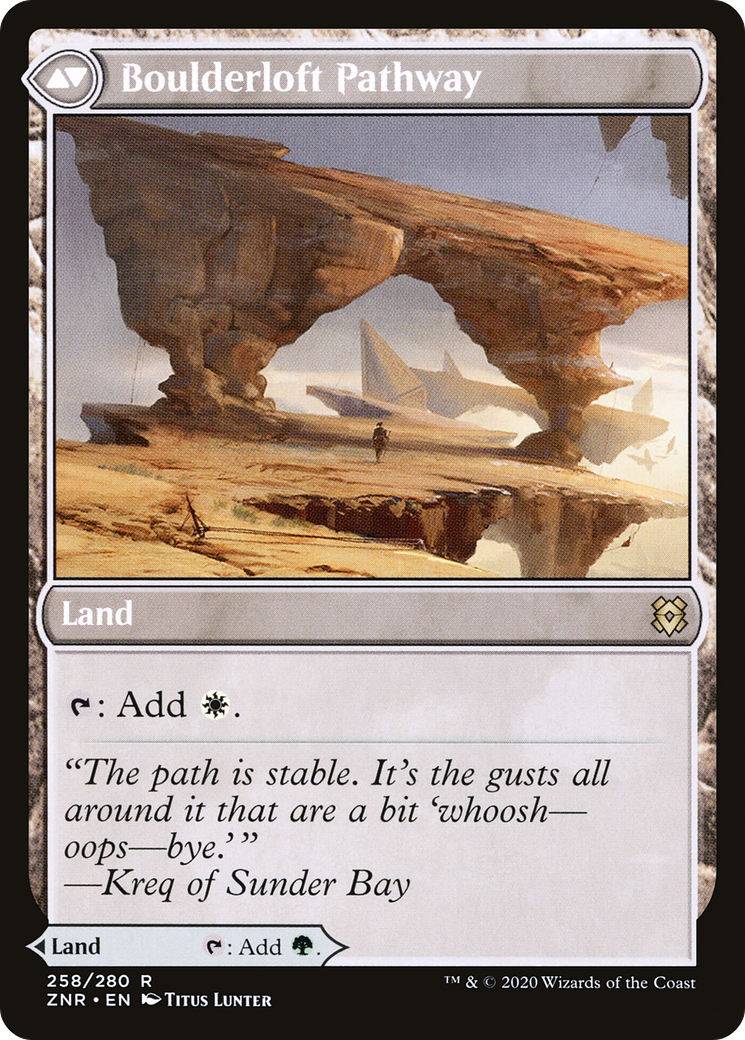 Branchloft Pathway // Boulderloft Pathway (ZNR-258) - Zendikar Rising