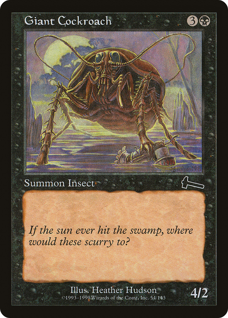 Giant Cockroach (ULG-054) - Urza's Legacy Foil