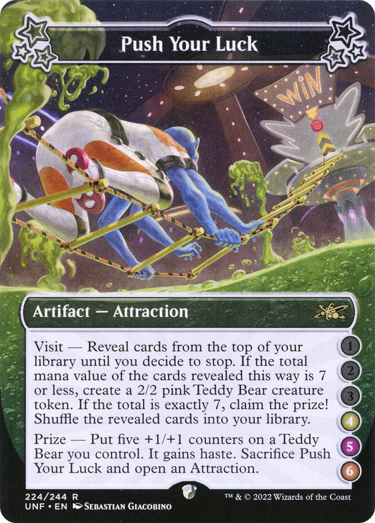 Push Your Luck (UNF-224B) - Unfinity Foil