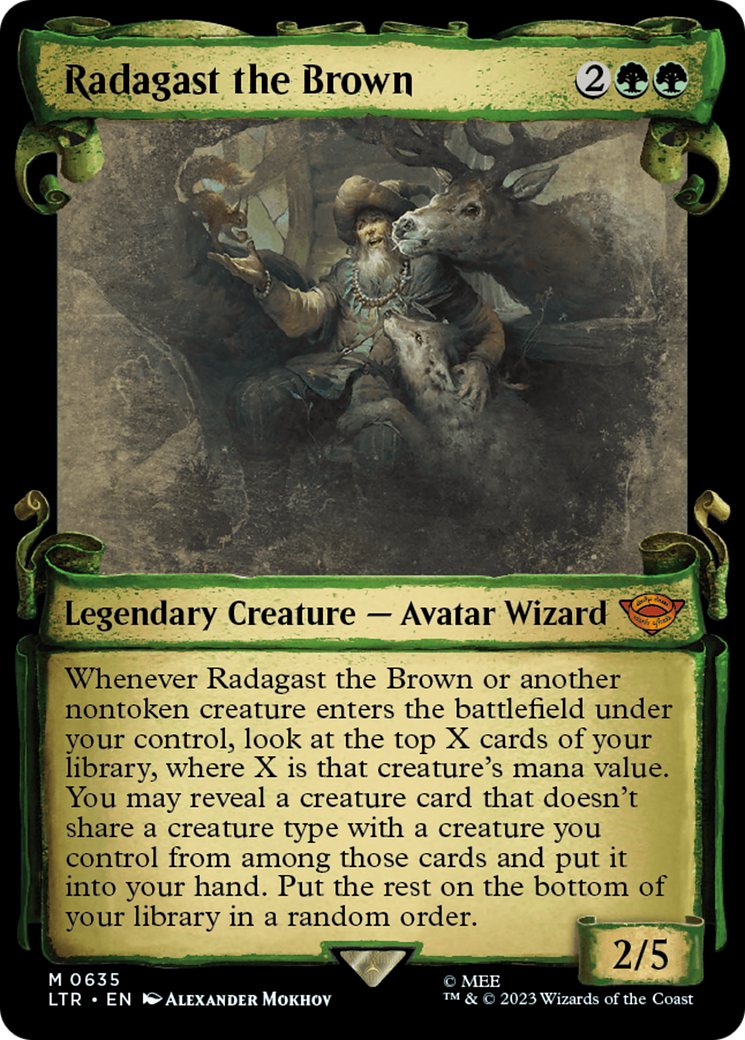 Radagast the Brown (LTR-635) - The Lord of the Rings: Tales of Middle-earth: (Showcase) Foil