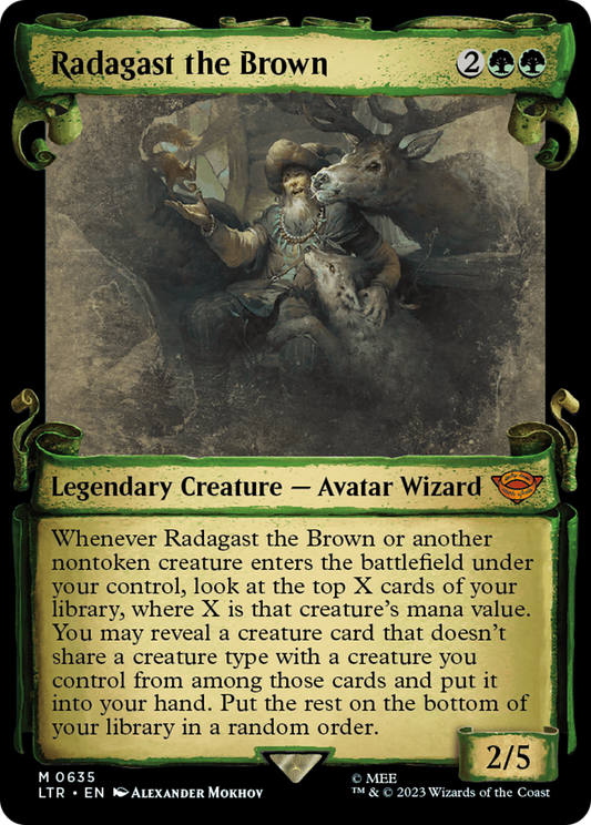 Radagast the Brown (LTR-635) - The Lord of the Rings: Tales of Middle-earth: (Showcase) Foil