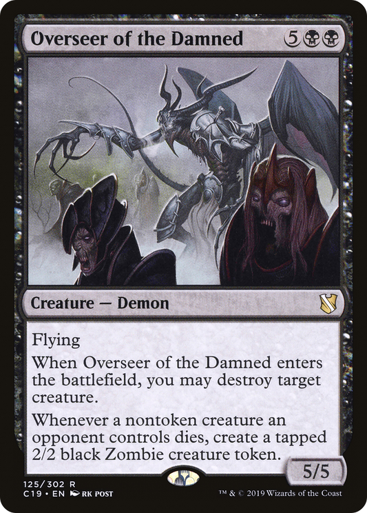 Overseer of the Damned (C19-125) - Commander 2019