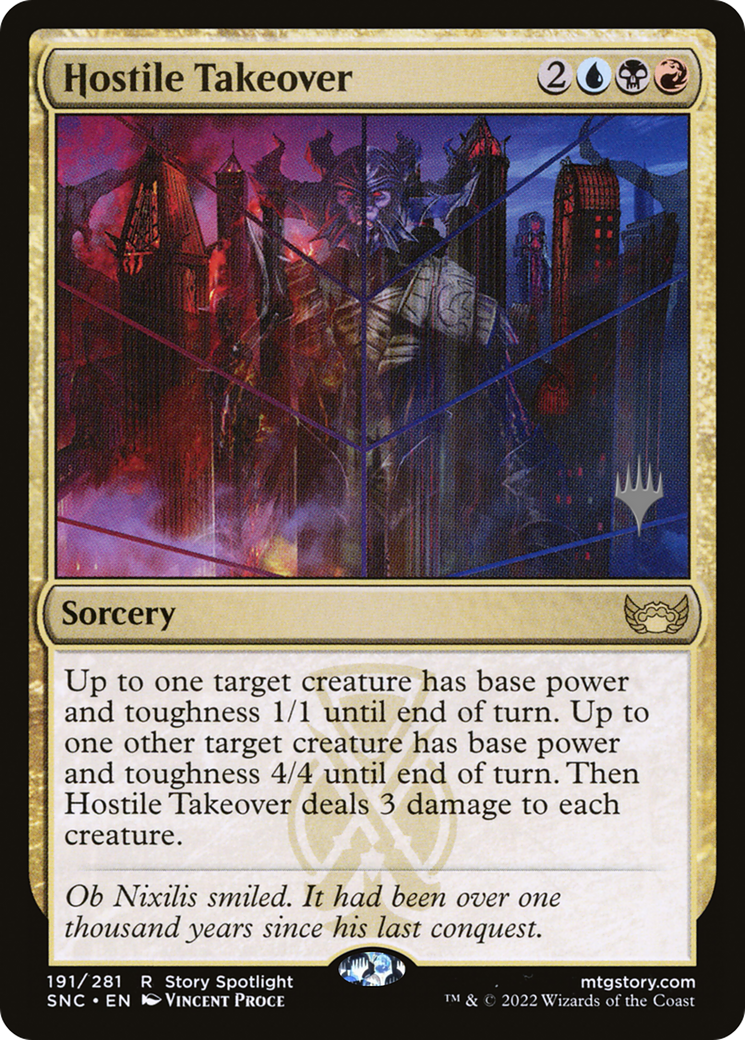 Hostile Takeover (PSNC-191P) - Streets of New Capenna Promos