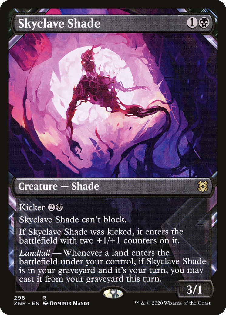 Skyclave Shade (ZNR-298) - Zendikar Rising: (Showcase) Foil