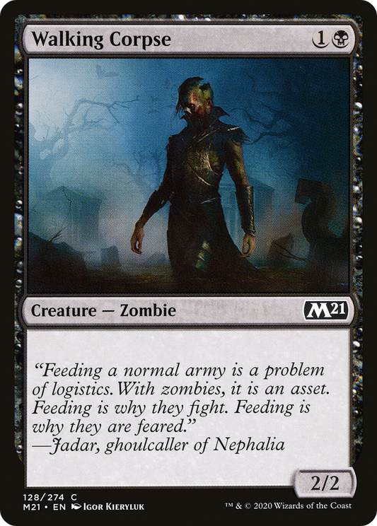 Walking Corpse (M21-128) - Core Set 2021 Foil