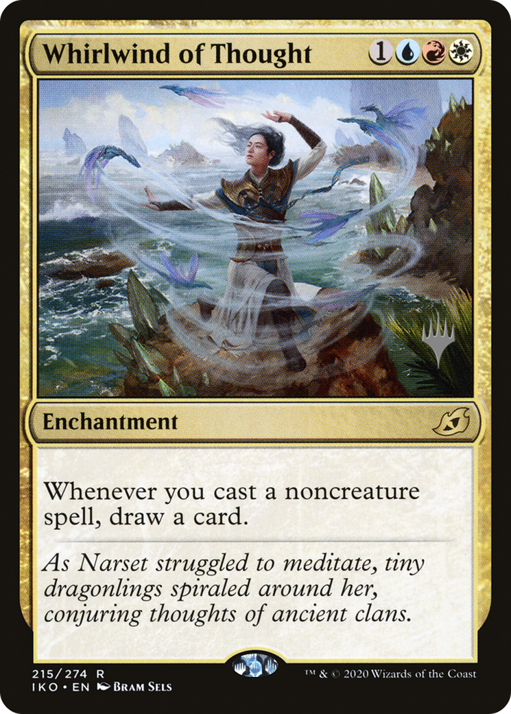 Whirlwind of Thought (PPIKO-215P) - Ikoria: Lair of Behemoths Promos Foil (Promo Pack)