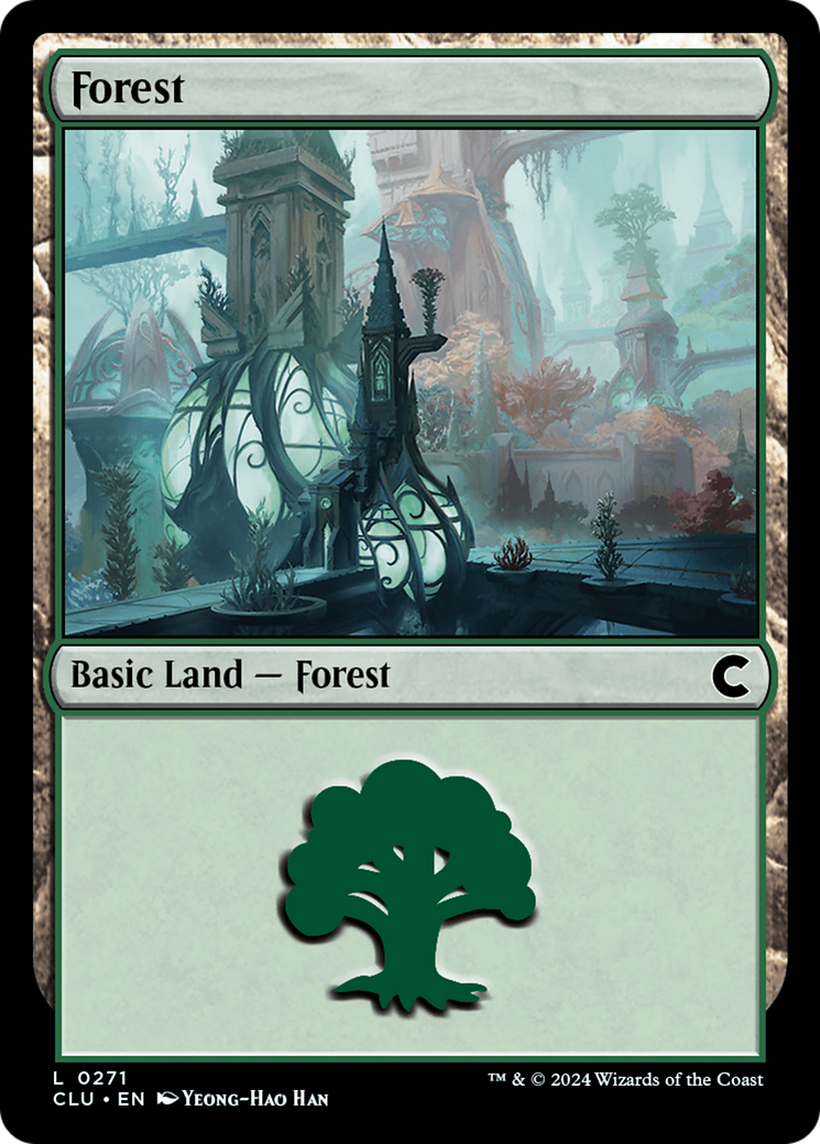 Forest (CLU-271) - Ravnica: Clue Edition