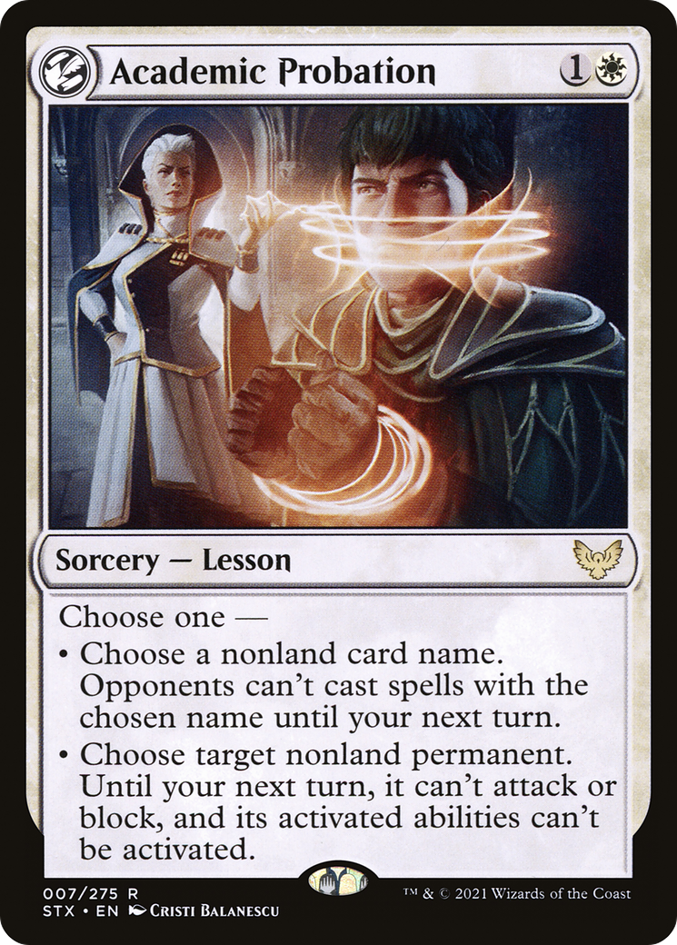 Academic Probation (STX-007) - Strixhaven: School of Mages: (lesson) Foil