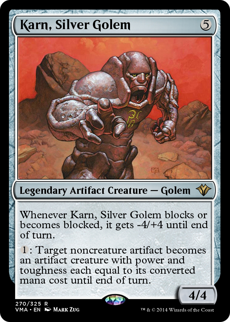 Karn, Silver Golem (VMA-270) - Vintage Masters Foil