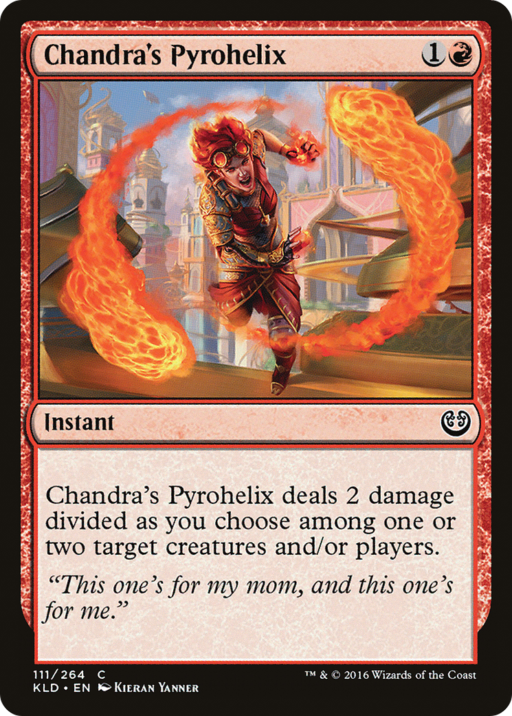 Chandra's Pyrohelix (KLD-111) - Kaladesh Foil