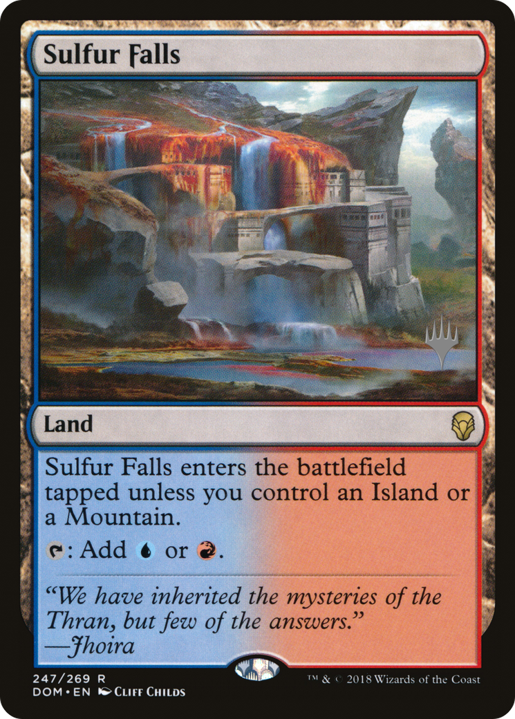 Sulfur Falls (PPM20-247P) - Dominaria Promos (Promo Pack)