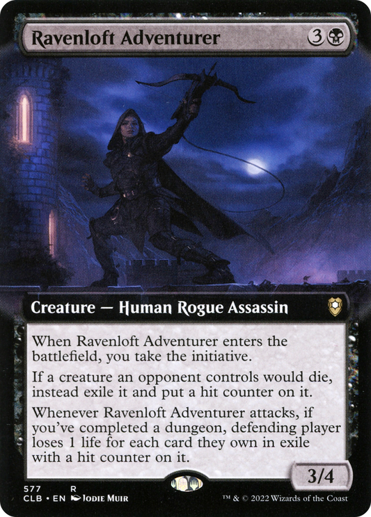 Ravenloft Adventurer (CLB-577) - Commander Legends: Battle for Baldur's Gate: (Extended Art) Foil