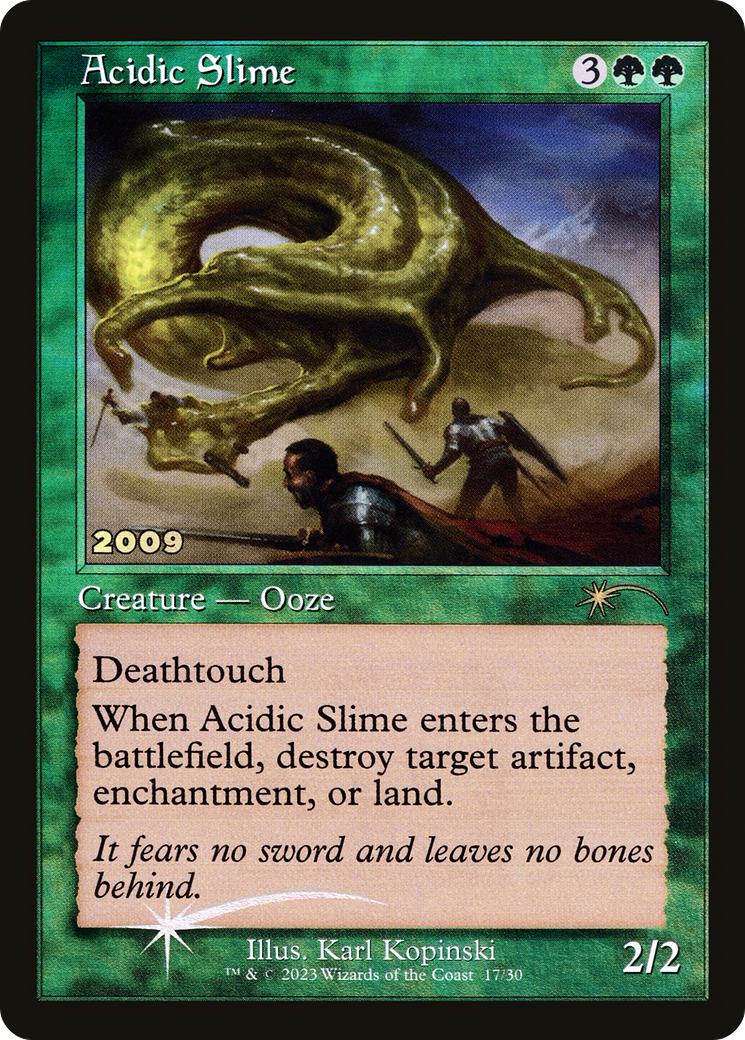 Acidic Slime (P30A-017) - 30th Anniversary Play Promos Foil