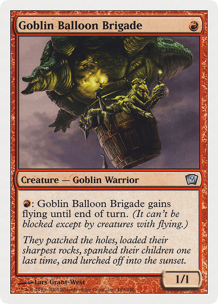 Goblin Balloon Brigade (9ED-189) - Ninth Edition