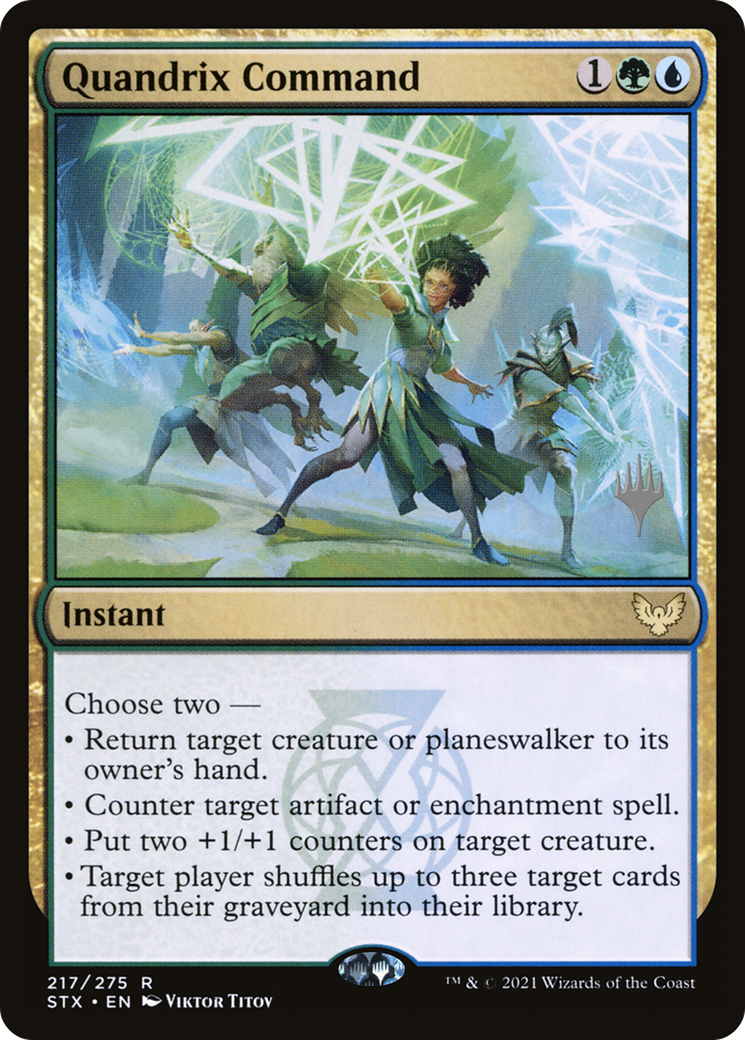 Quandrix Command (PPSTX-217) - Strixhaven: School of Mages Promos (Promo Pack)