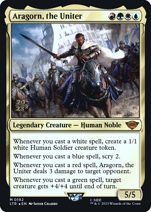 Aragorn, the Uniter (PRE-192) - Tales of Middle-earth Promos Foil