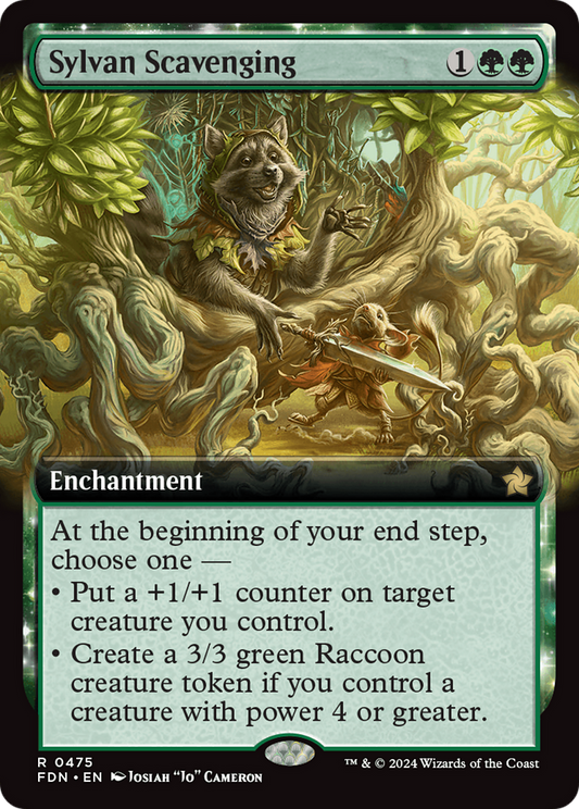 Sylvan Scavenging (FDN-475) - Foundations: (Extended Art)