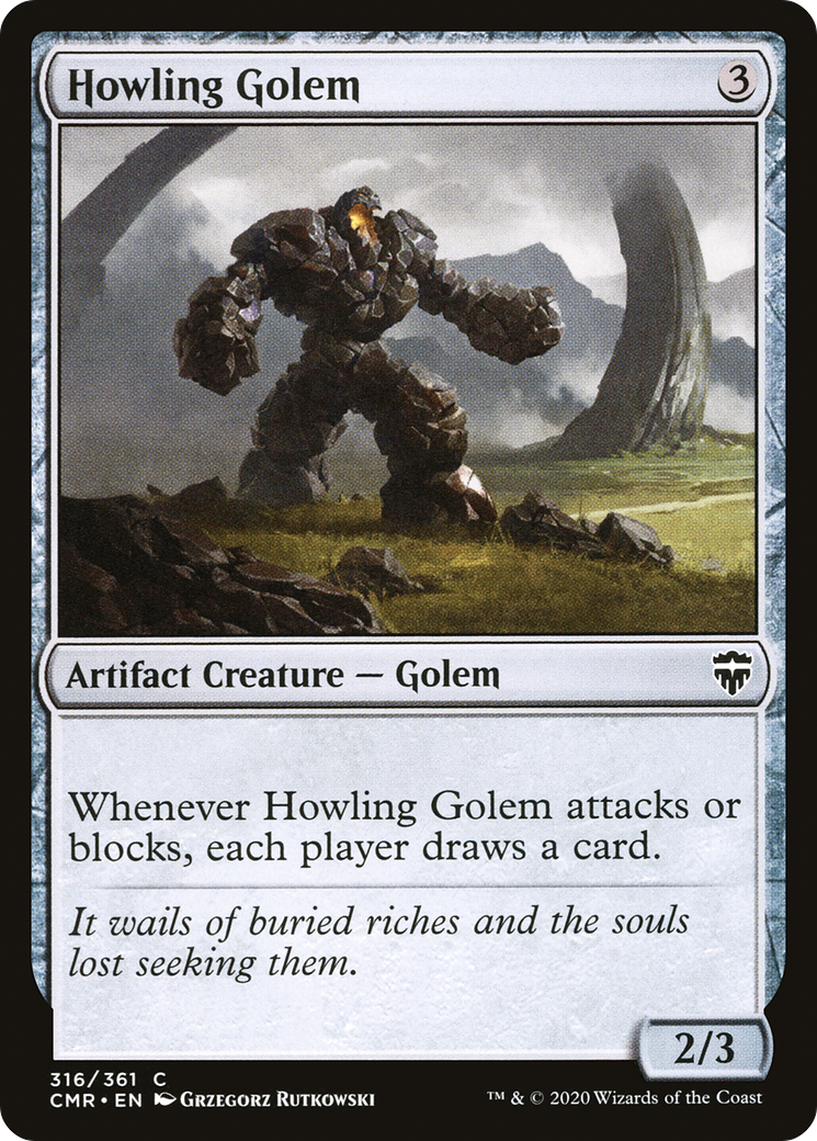 Howling Golem (CMR-316) - Commander Legends