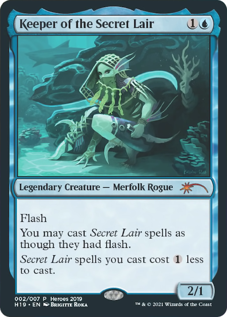 Keeper of the Secret Lair (HTR19-002) - 2019 Heroes of the Realm Foil