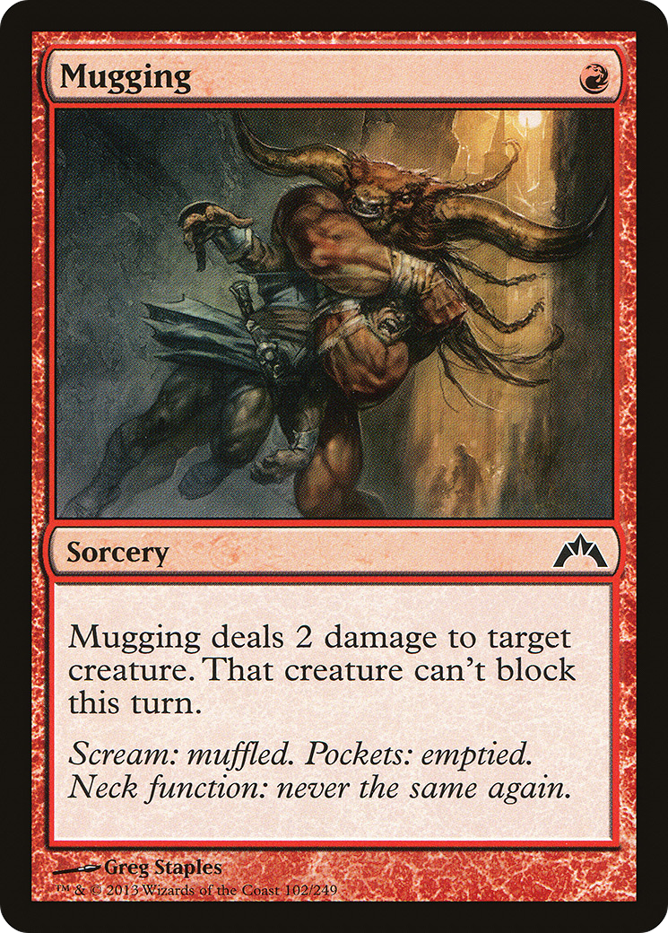 Mugging (GTC-102) - Gatecrash Foil