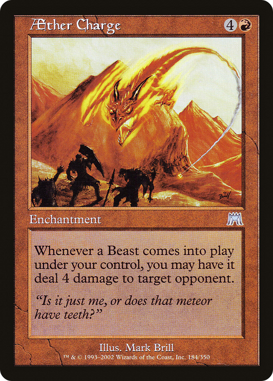 Aether Charge (ONS-184) - Onslaught Foil