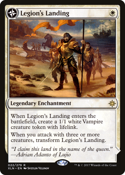 Legion's Landing // Adanto, the First Fort (XLN-022) - Ixalan: (compasslanddfc)