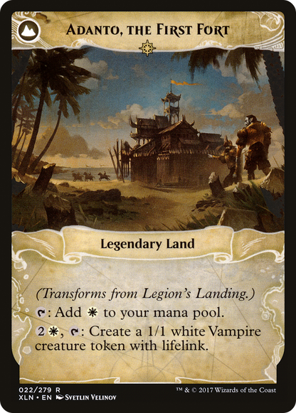 Legion's Landing // Adanto, the First Fort (XLN-022) - Ixalan: (compasslanddfc)