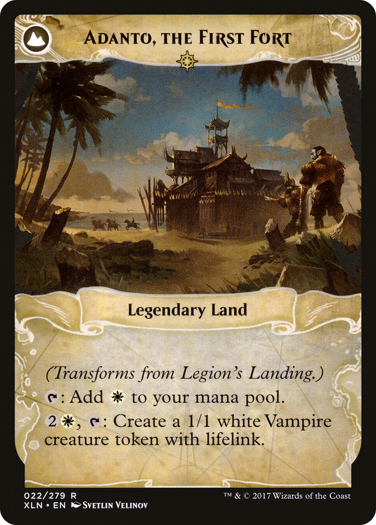 Legion's Landing // Adanto, the First Fort (XLN-022) - Ixalan: (compasslanddfc) Foil