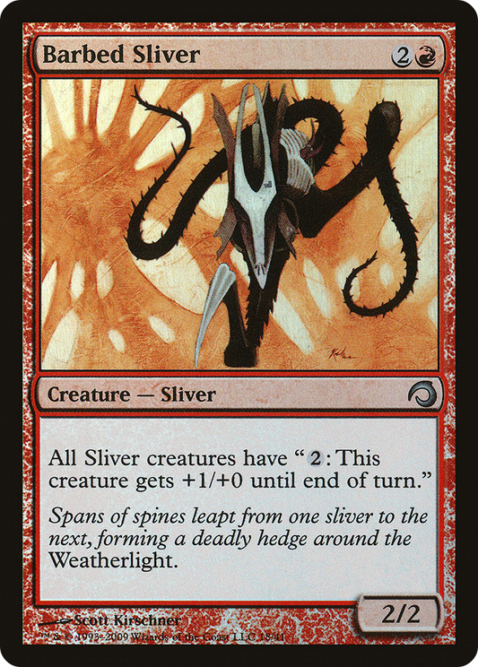 Barbed Sliver (PDS-018) - Premium Deck Series: Slivers Foil