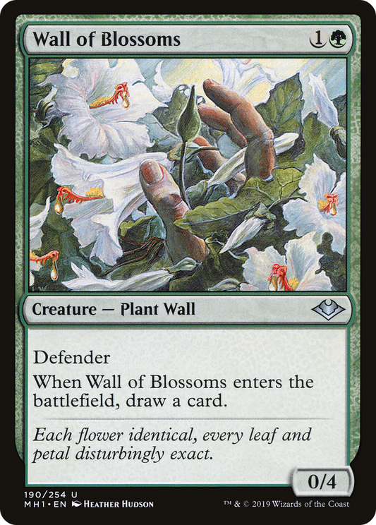 Wall of Blossoms (MH1-190) - Modern Horizons Foil