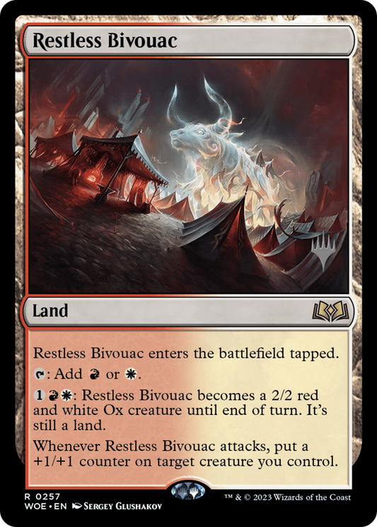 Restless Bivouac (PWOE-257P) - Wilds of Eldraine Promos