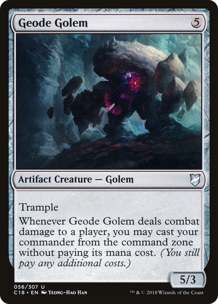 Geode Golem (C18-056) - Commander 2018