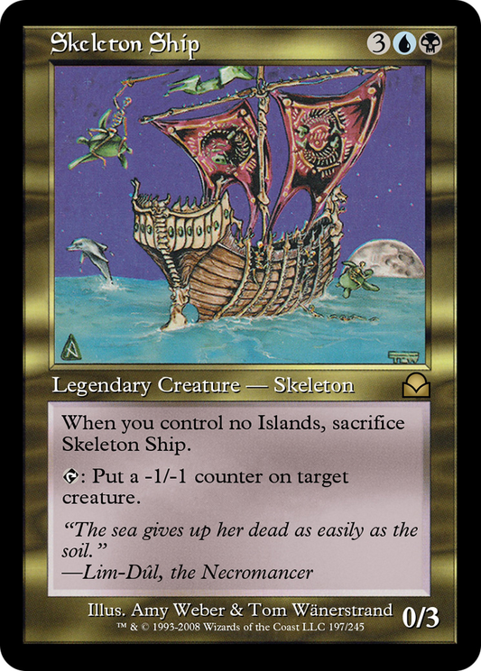 Skeleton Ship (ME2-197) - Masters Edition II Foil