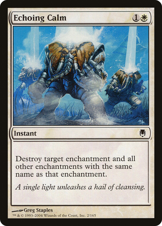 Echoing Calm (DST-002) - Darksteel Foil