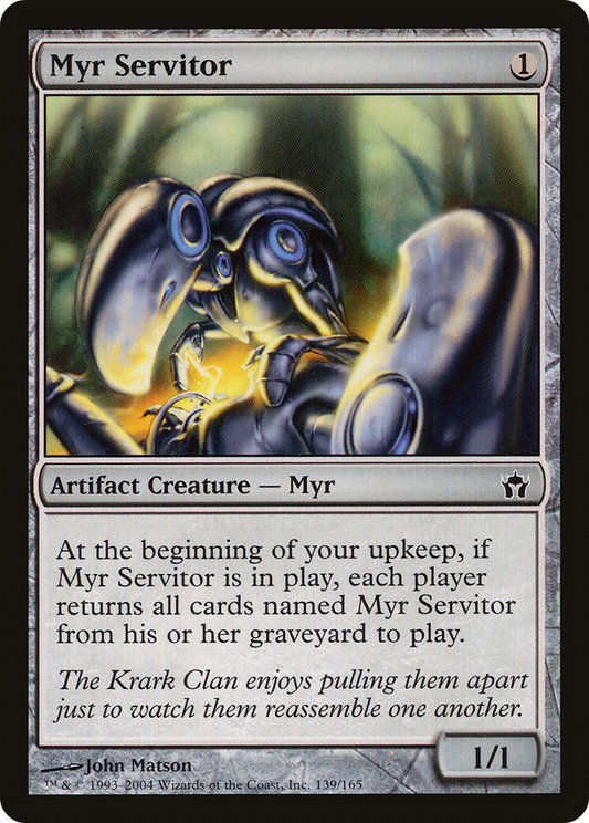 Myr Servitor (5DN-139) - Fifth Dawn Foil