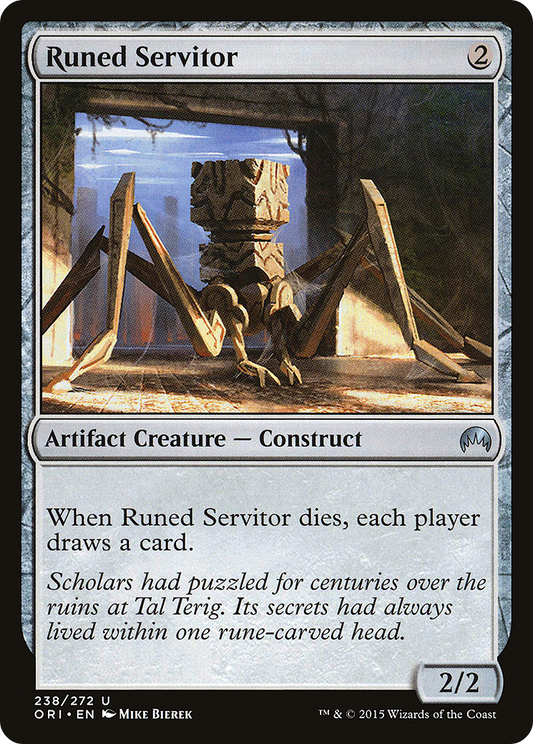 Runed Servitor (ORI-238) - Magic Origins Foil