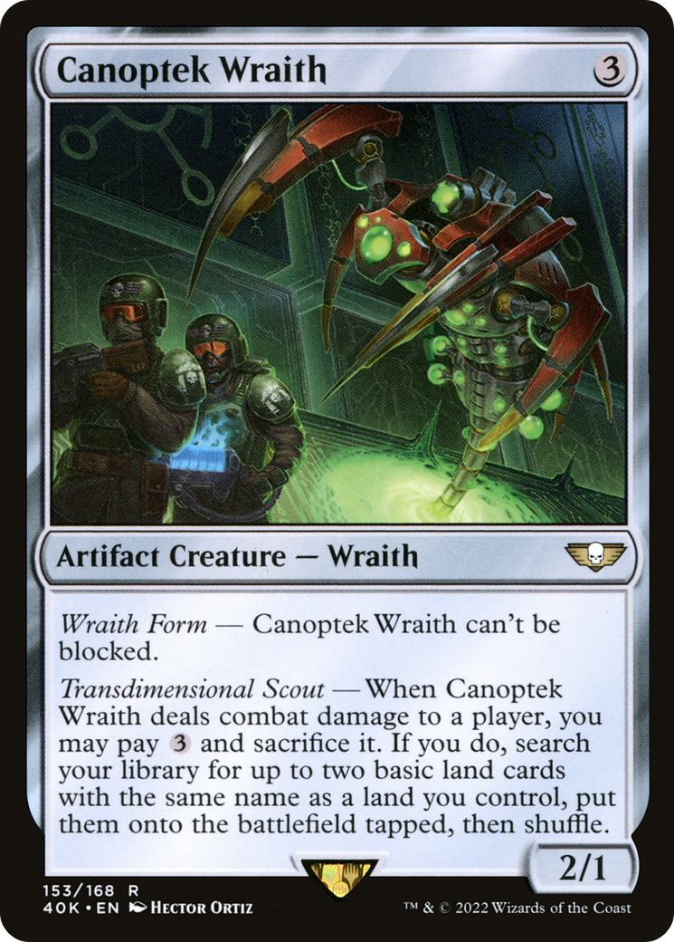 Canoptek Wraith (40K-153) - Warhammer 40,000 Commander