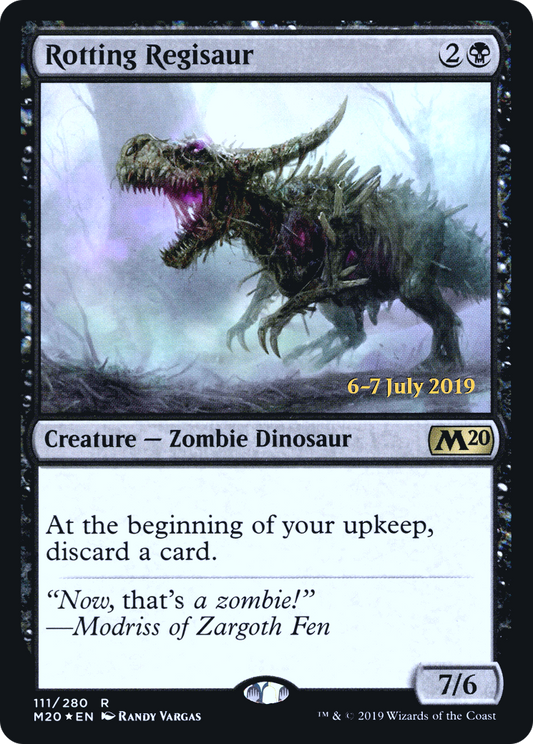 Rotting Regisaur (PM20-111S) - Core Set 2020 Promos Foil