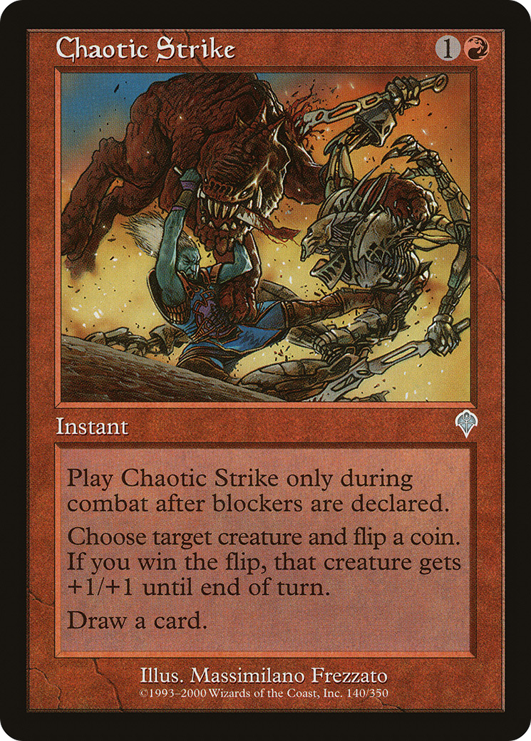 Chaotic Strike (INV-140) - Invasion Foil