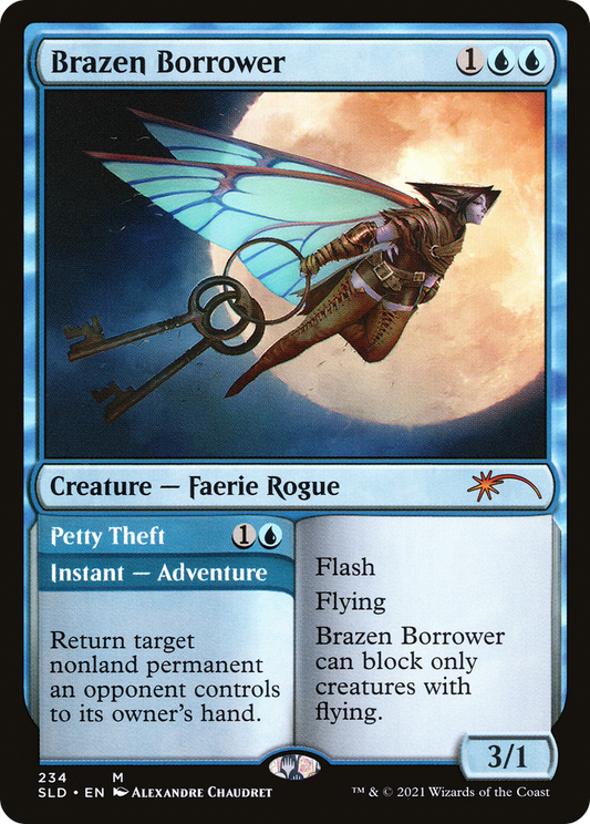 Brazen Borrower // Petty Theft (SLD-234) - Secret Lair Drop Foil