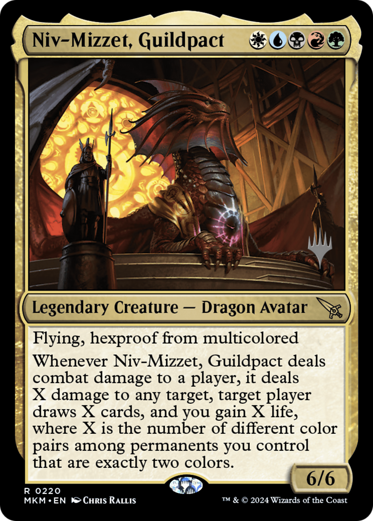 Niv-Mizzet, Guildpact (PMKM-220P) - Murders at Karlov Manor Promos