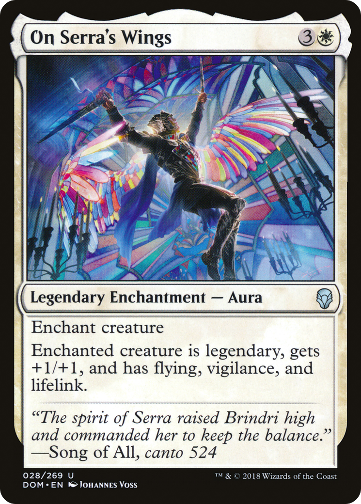 On Serra's Wings (DOM-028) - Dominaria