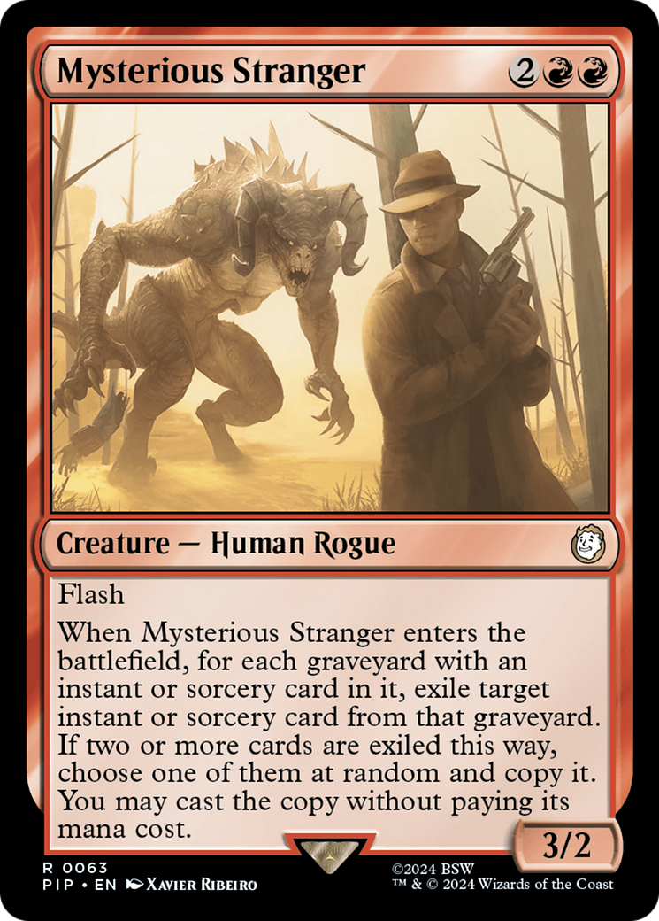 Mysterious Stranger (PIP-063) - Fallout Foil