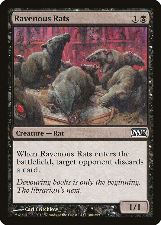 Ravenous Rats (M13-106) - Magic 2013