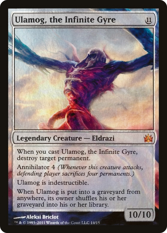 Ulamog, the Infinite Gyre (V11-014) - From the Vault: Legends Foil