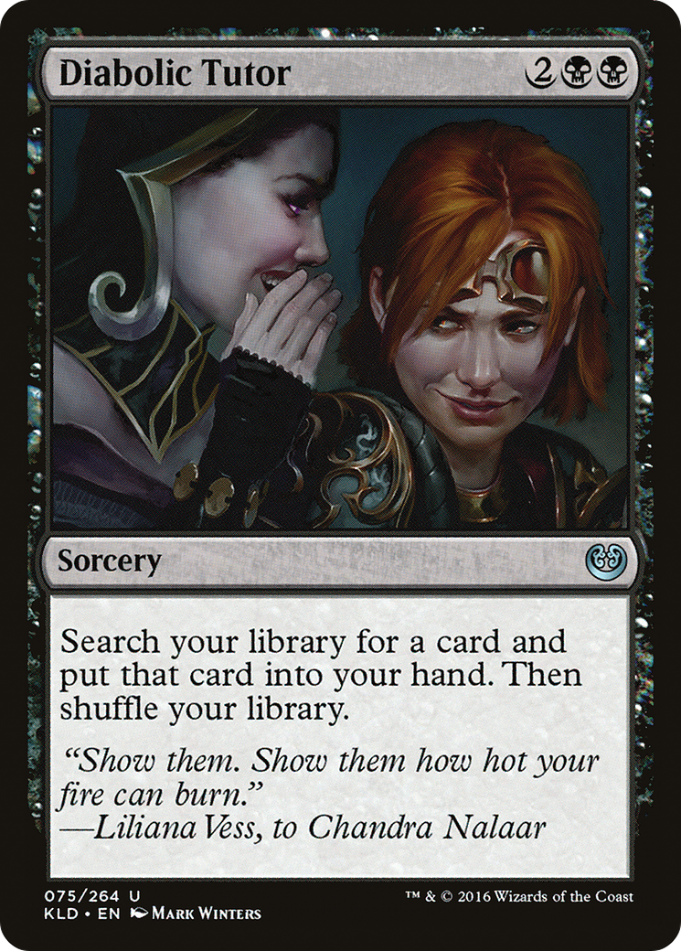 Diabolic Tutor (KLD-075) - Kaladesh