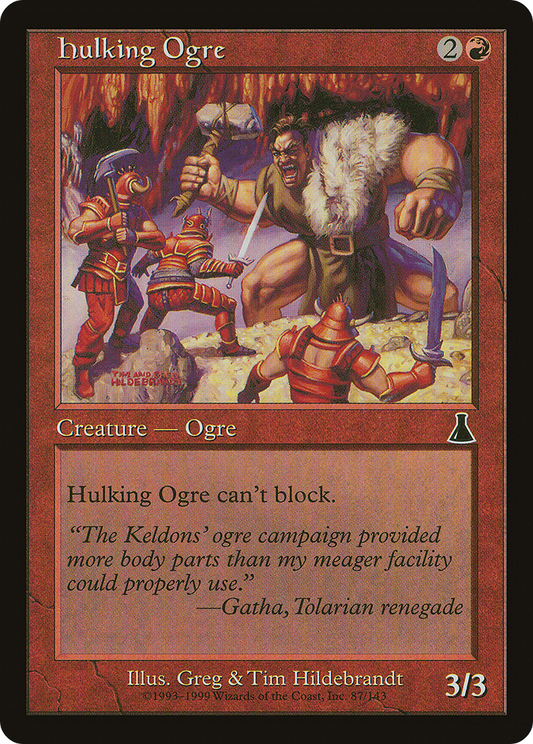 Hulking Ogre (UDS-087) - Urza's Destiny Foil