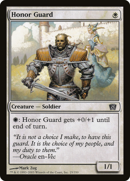 Honor Guard (8ED-25★) - Eighth Edition Foil