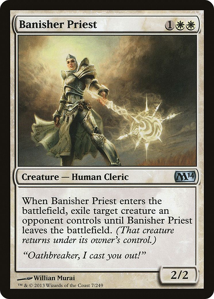 Banisher Priest (M14-007) - Magic 2014 Foil